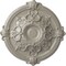 Ekena Millwork Hamilton Ceiling Medallion (Fits Canopies up to 3 3/4"), 17 3/8"OD x 1 3/4"P, Pearl White CM17HAPWS - alternate 1